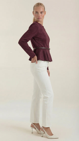 Chaqueta Josie con Detalle Peplum