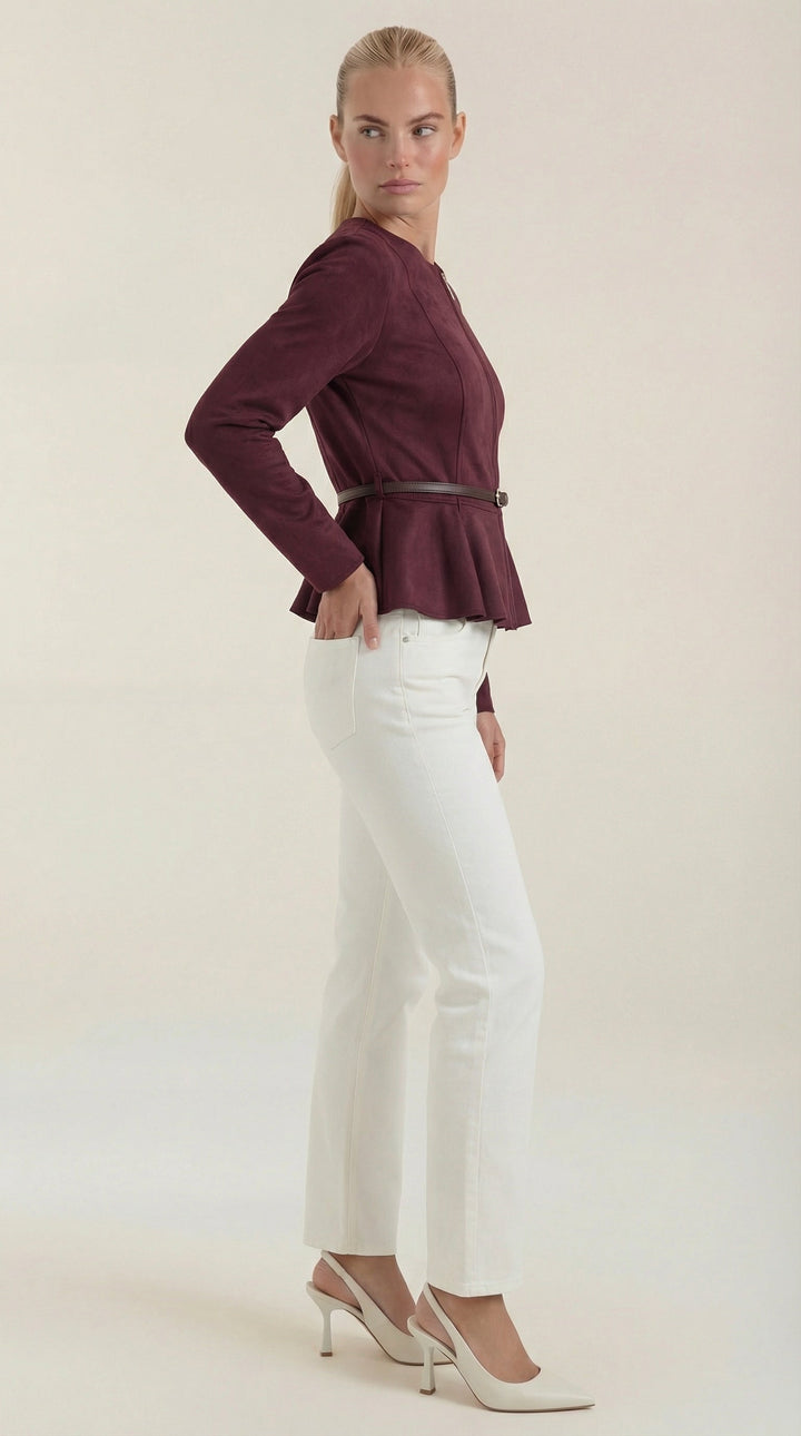 Chaqueta Josie con Detalle Peplum