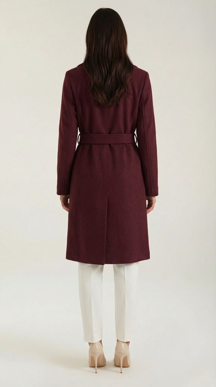 Wool Trench Coat Joyce with Belt