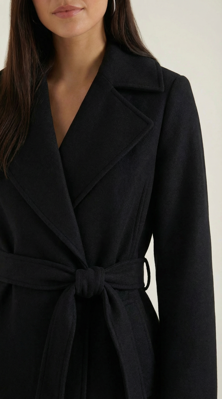 Wool Trench Coat Joyce with Belt