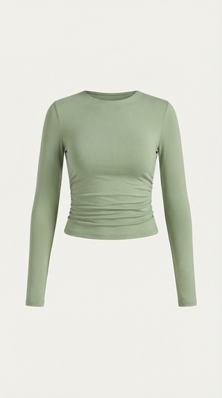 Karen Long Sleeve Crop Top