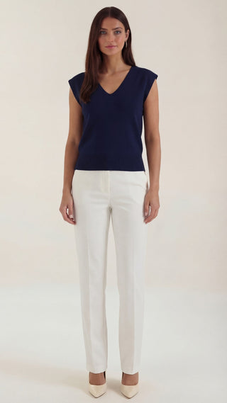 Blusa Kim con escote en V