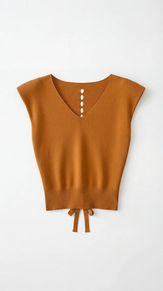 Blusa Kim con escote en V