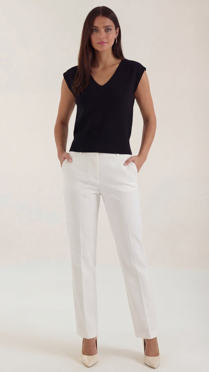 Blusa Kim con escote en V