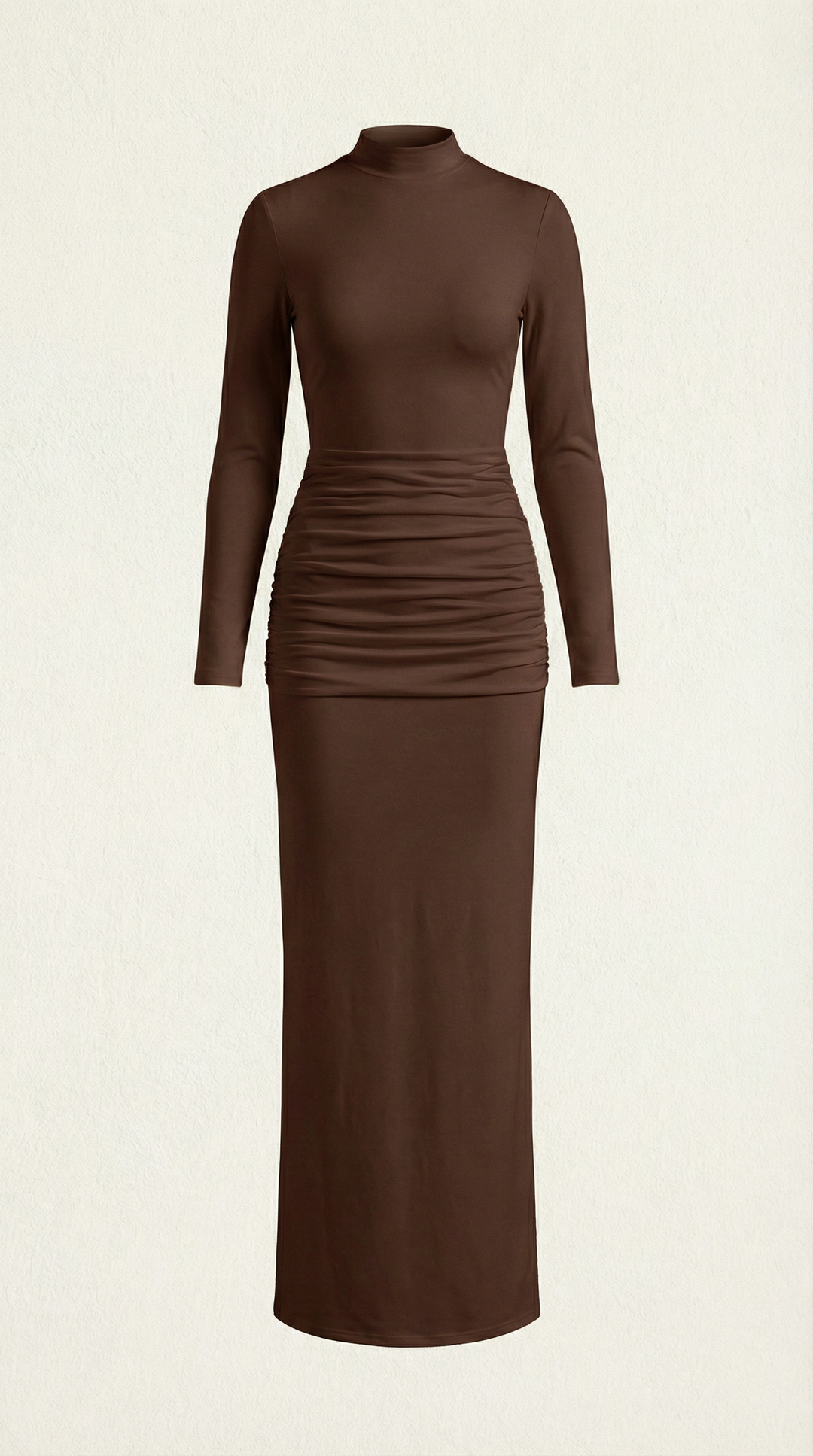 Maxi Vestido Krista de Cuello Alto