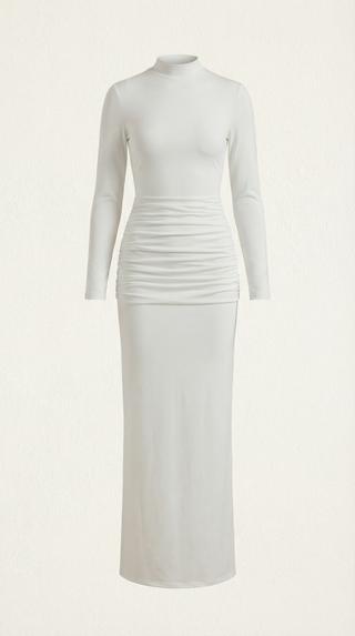 Maxi Vestido Krista de Cuello Alto