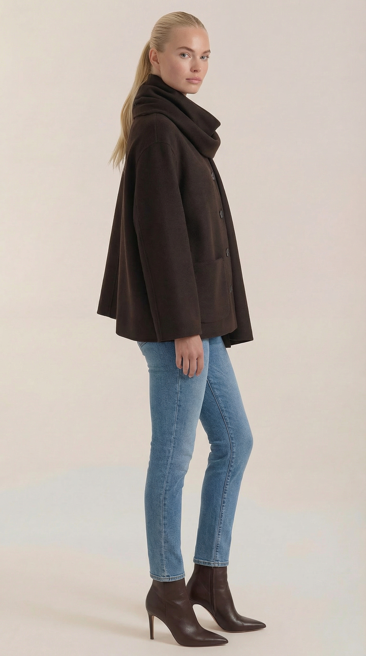 Kristina Gemütlicher Mantel-Cape