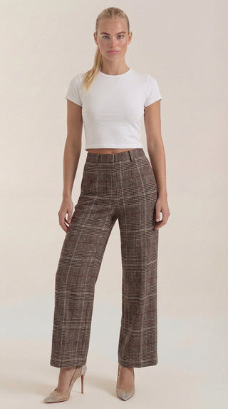 Pantalones de cuadros Leigh