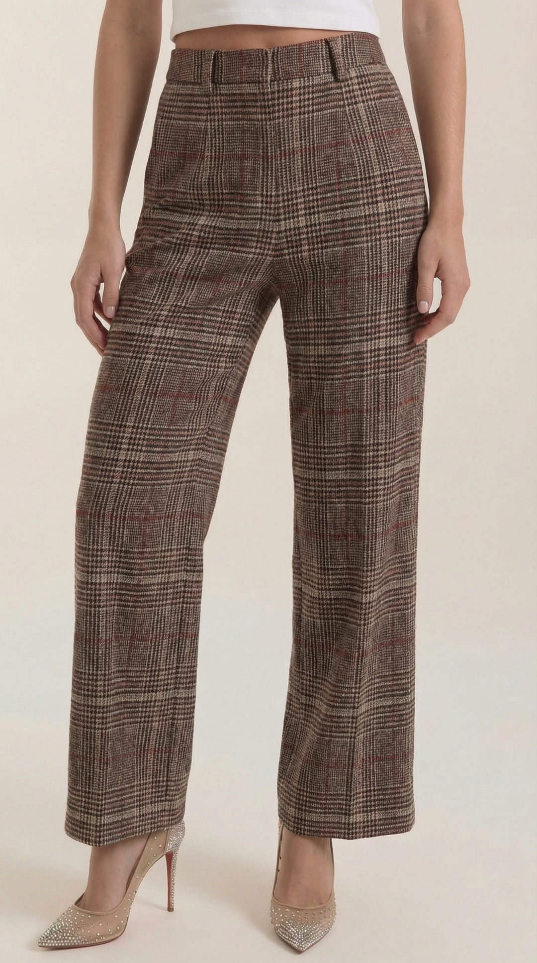 Pantalones de cuadros Leigh