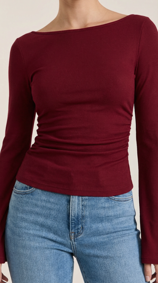 Larga Manga Blusa Leona