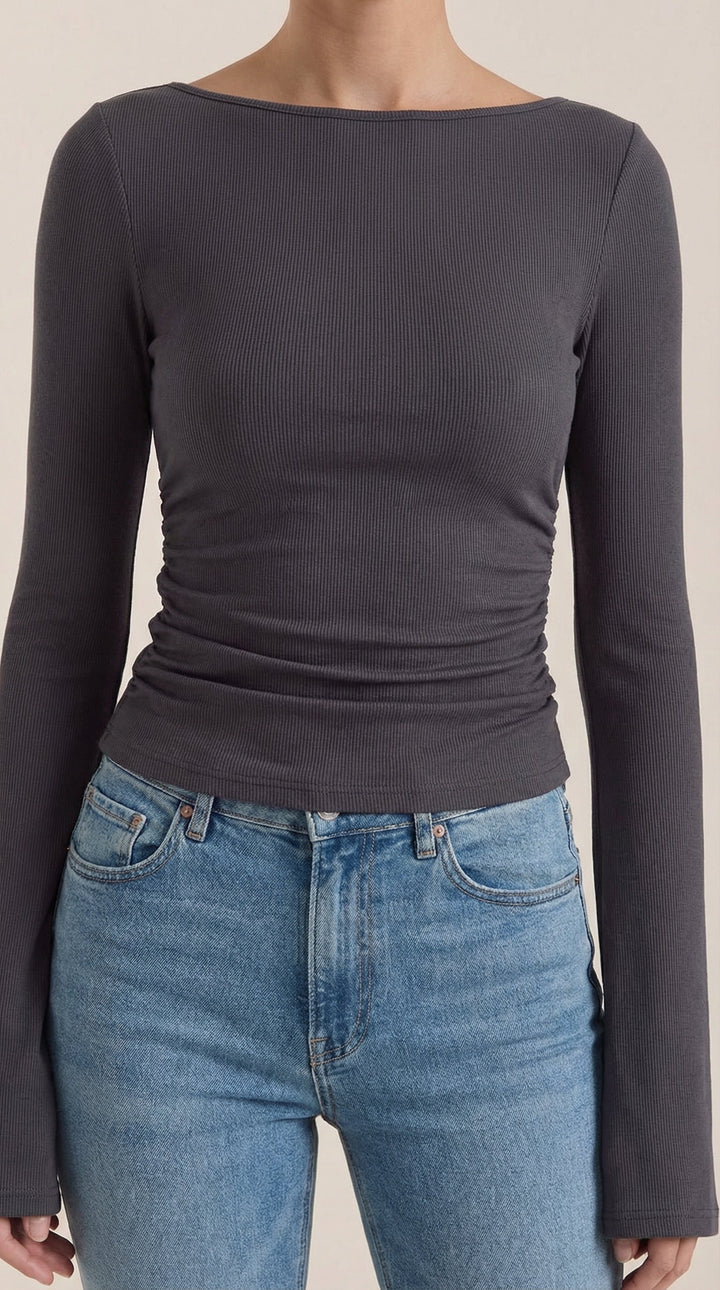 Larga Manga Blusa Leona