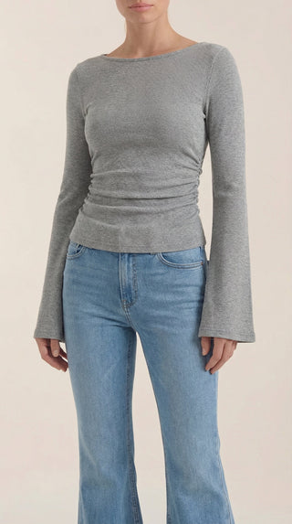 Larga Manga Blusa Leona