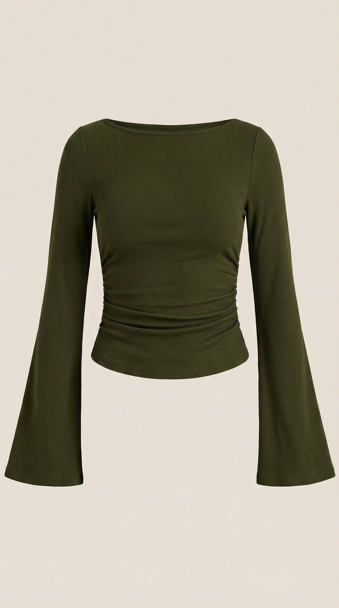 Larga Manga Blusa Leona