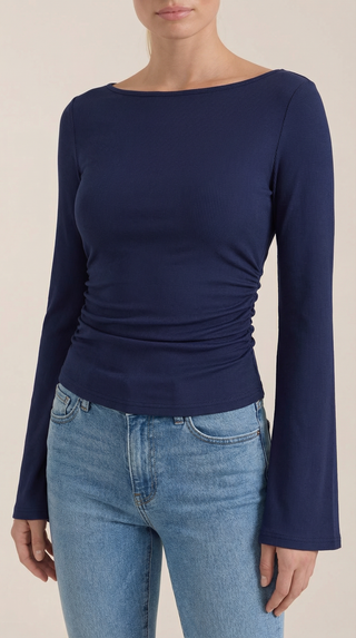 Larga Manga Blusa Leona