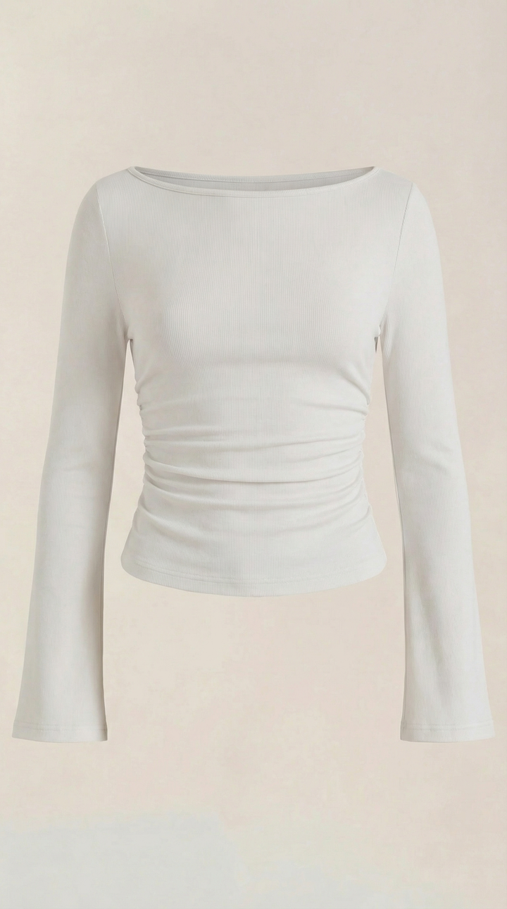 Larga Manga Blusa Leona