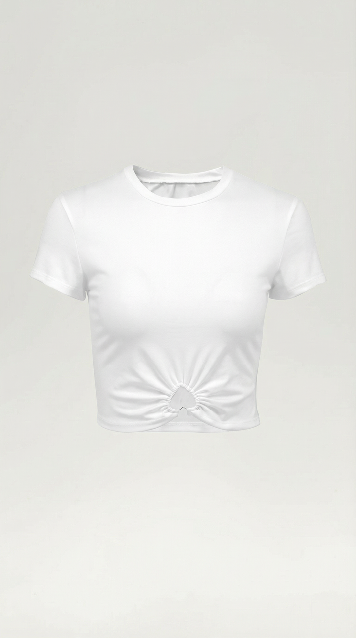 Camiseta de manga corta con estampado de luna