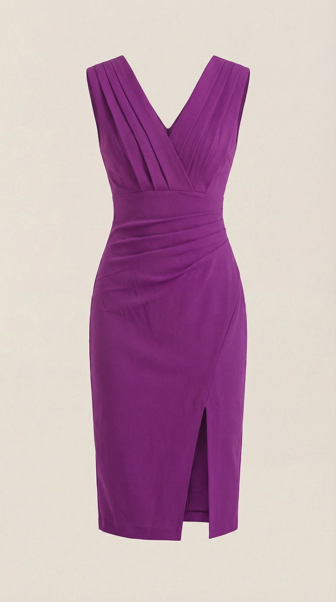Vestido Midi Lydia con escote en forma de V
