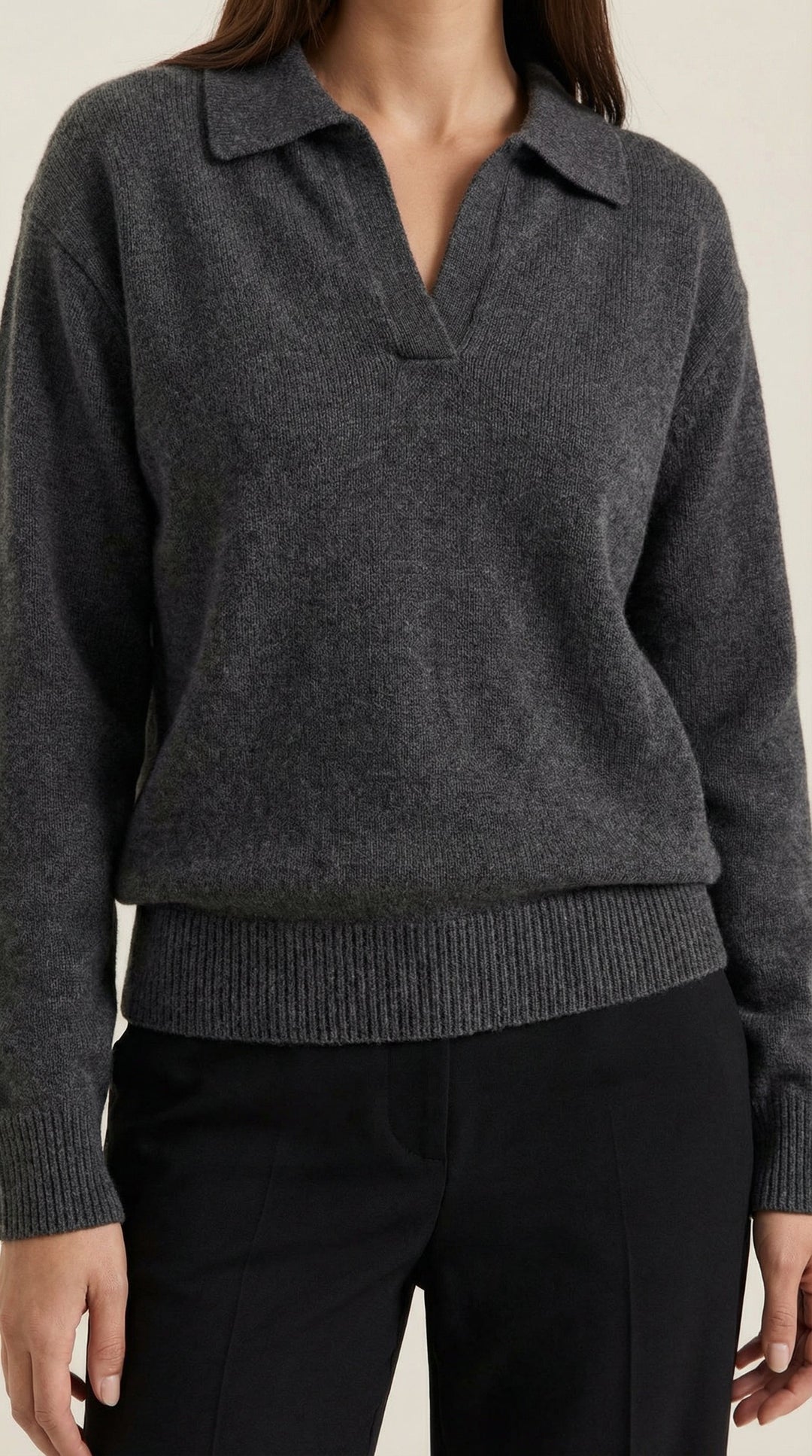 Polo Casual 'Margaret' con Escote en V