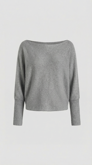 Suéter Mildred de Punto Off-Shoulder