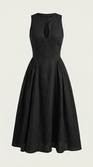 Vestido Midi Nancy con Detalle Cut-out