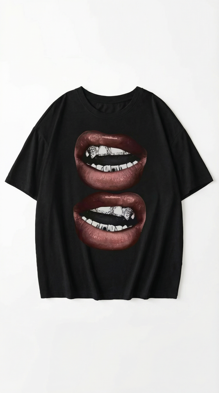 Camiseta Oversize 'Natalia' con Diseño Gráfico
