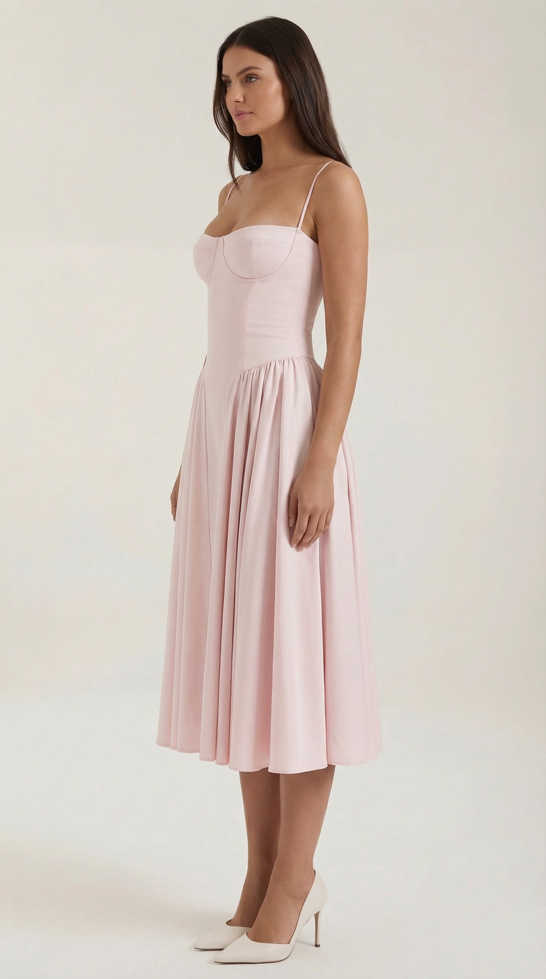 Odette | Vestido midi Corsé