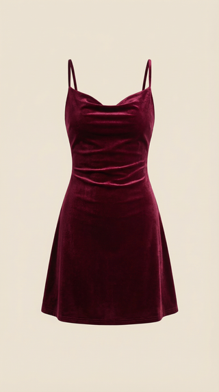 Mini Cami Dress in Olive Green