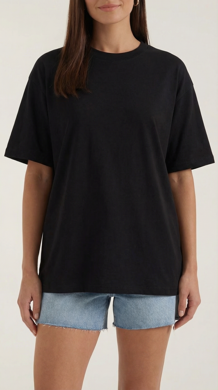 Oriana Camiseta Básica Oversize