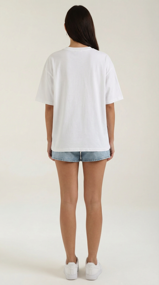 Oriana Camiseta Básica Oversize