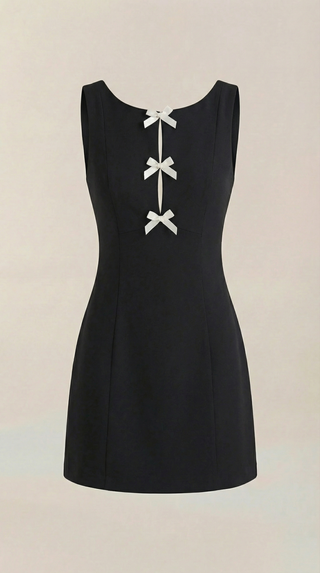 Minivestido Priscilla con Detalles de Lazo