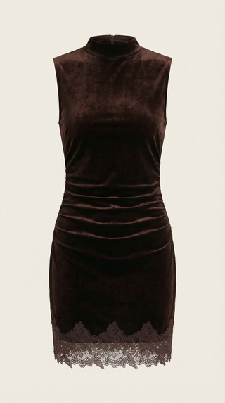 Vestido Mini de Terciopelo Ramona