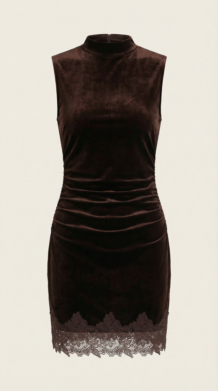 Vestido Mini de Terciopelo Ramona