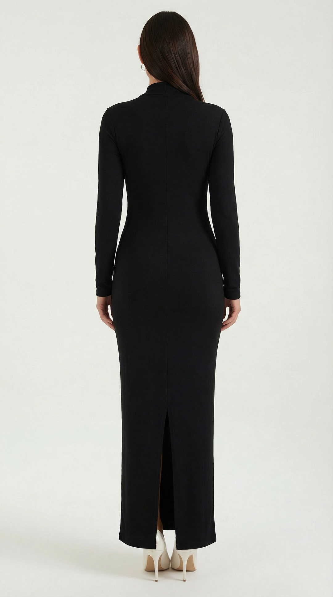 Roberta Langarm Bodycon Maxikleid