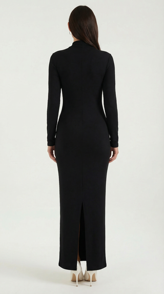 Roberta Langarm Bodycon Maxikleid