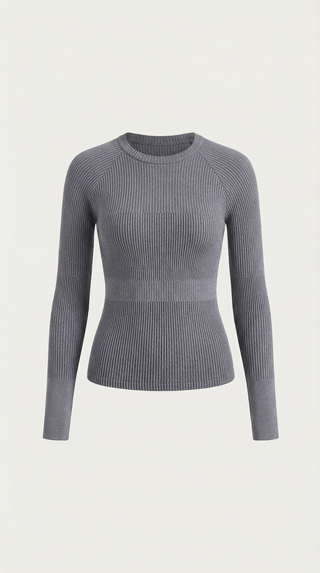 Blusa de Manga Larga Rizada Samantha