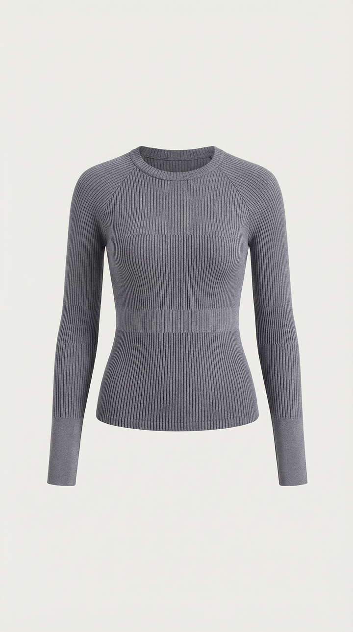 Blusa de Manga Larga Rizada Samantha