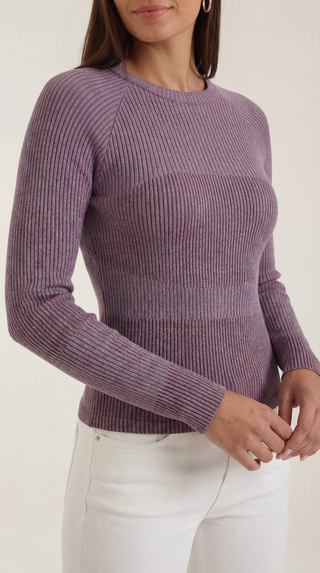 Blusa de Manga Larga Rizada Samantha