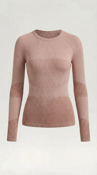 Blusa de Manga Larga Rizada Samantha