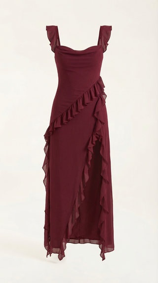 Maxi Vestido con Volantes Susan