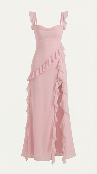 Maxi Vestido con Volantes Susan