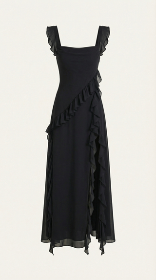 Maxi Vestido con Volantes Susan