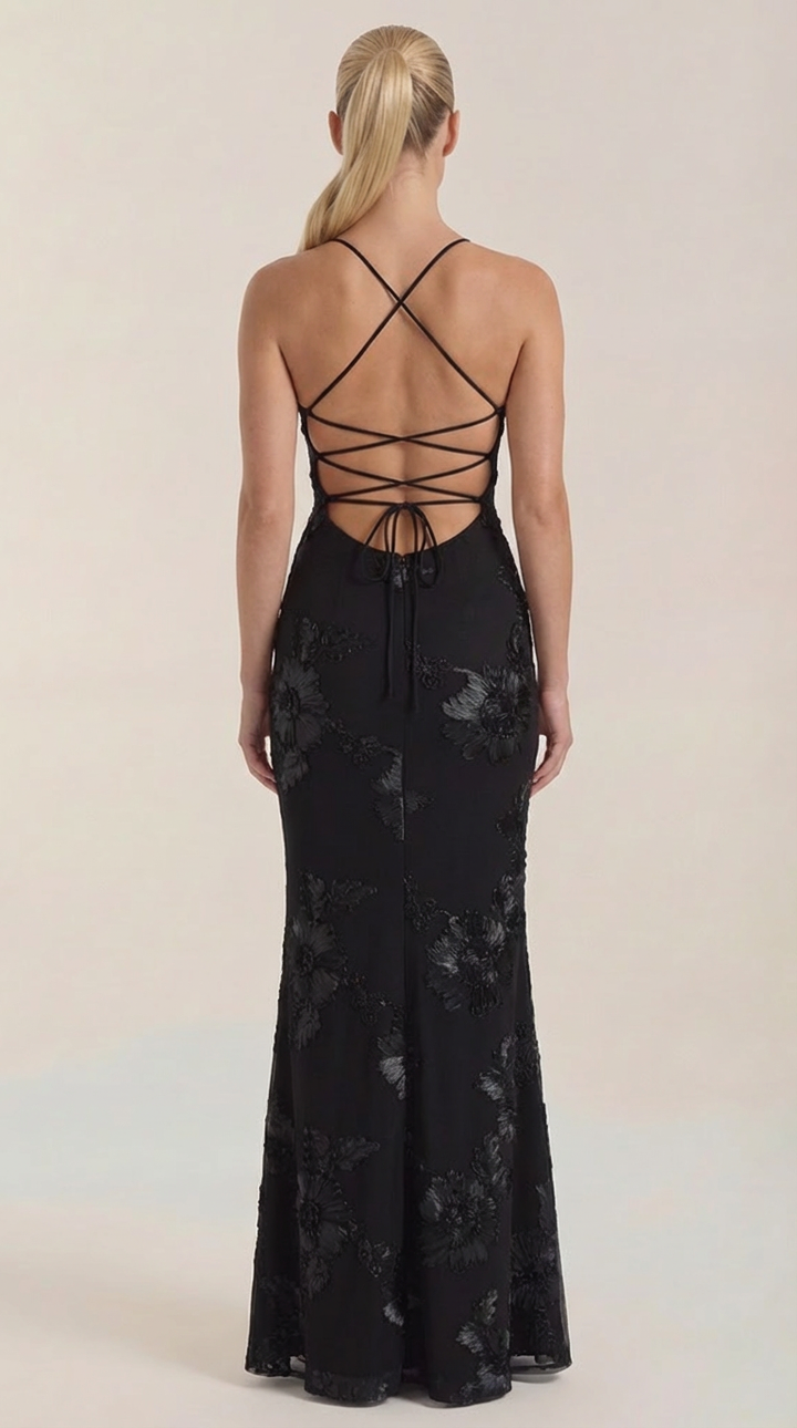 Maxi Vestido Floral con Corsé Chantal