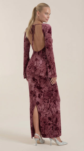 Maxi Vestido de Manga Larga Colleen