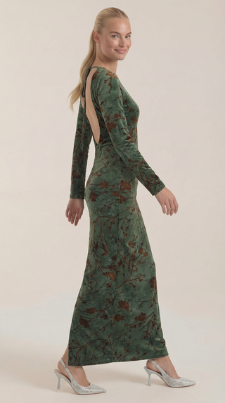Maxi Vestido de Manga Larga Colleen