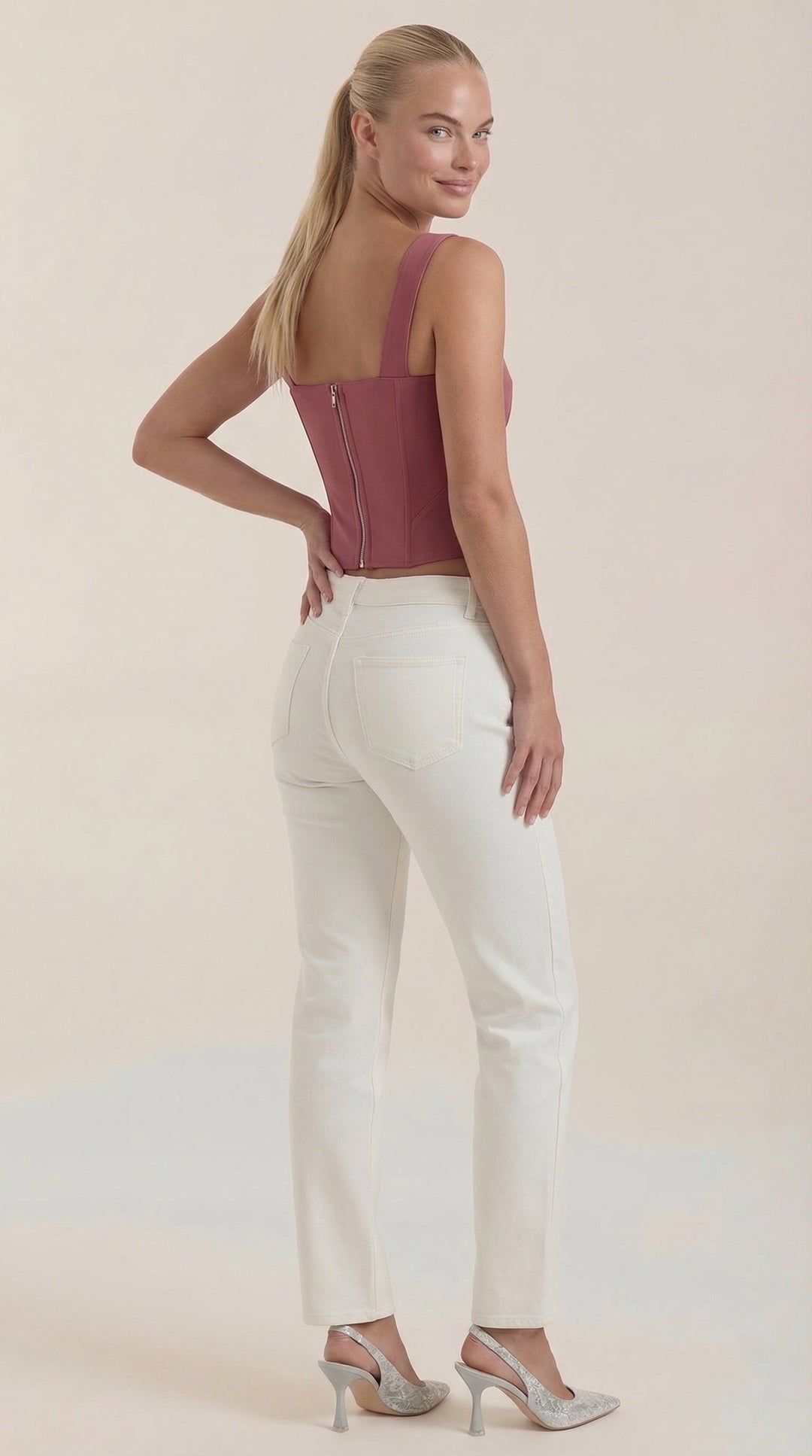 Top sin mangas estilo corsé Eloise