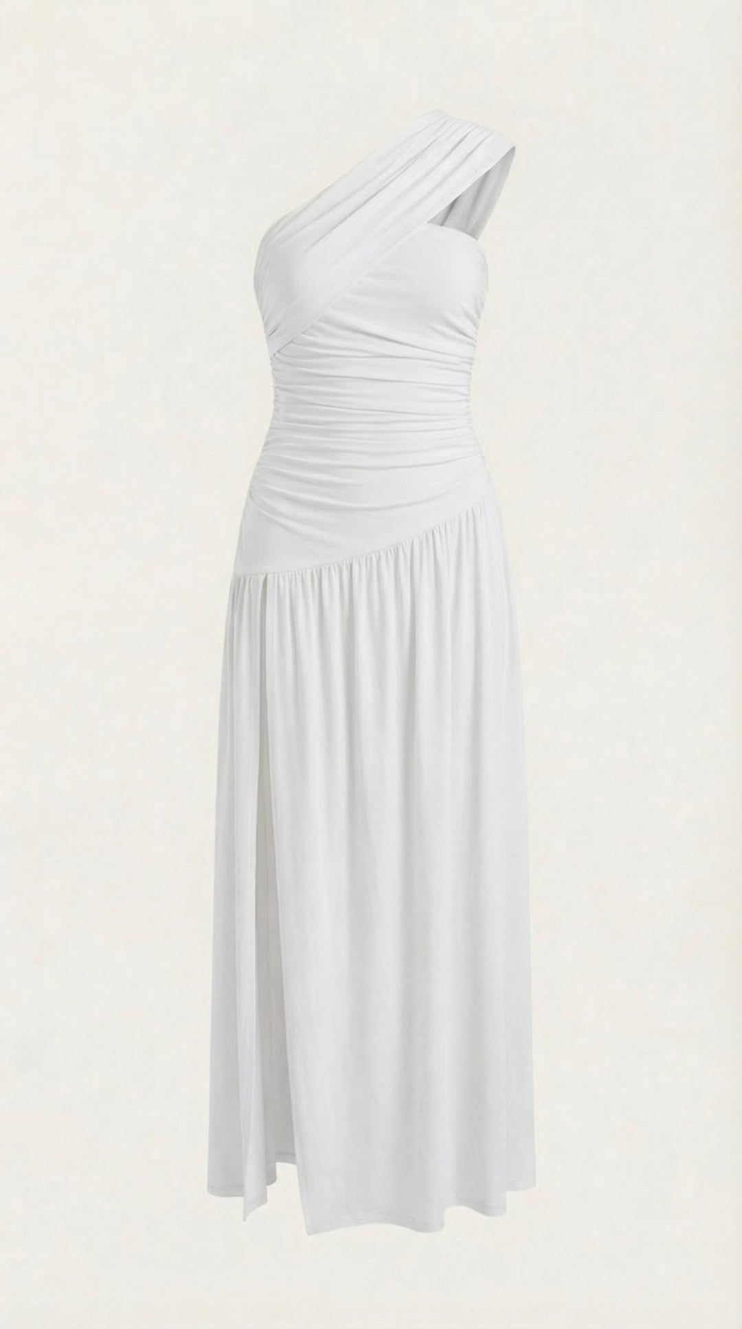 Vestido Maxi Asimétrico de Un Hombro Enid