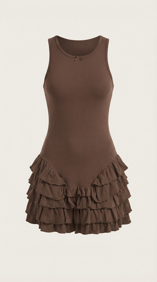 Gwen Mini Dress with Ruffles