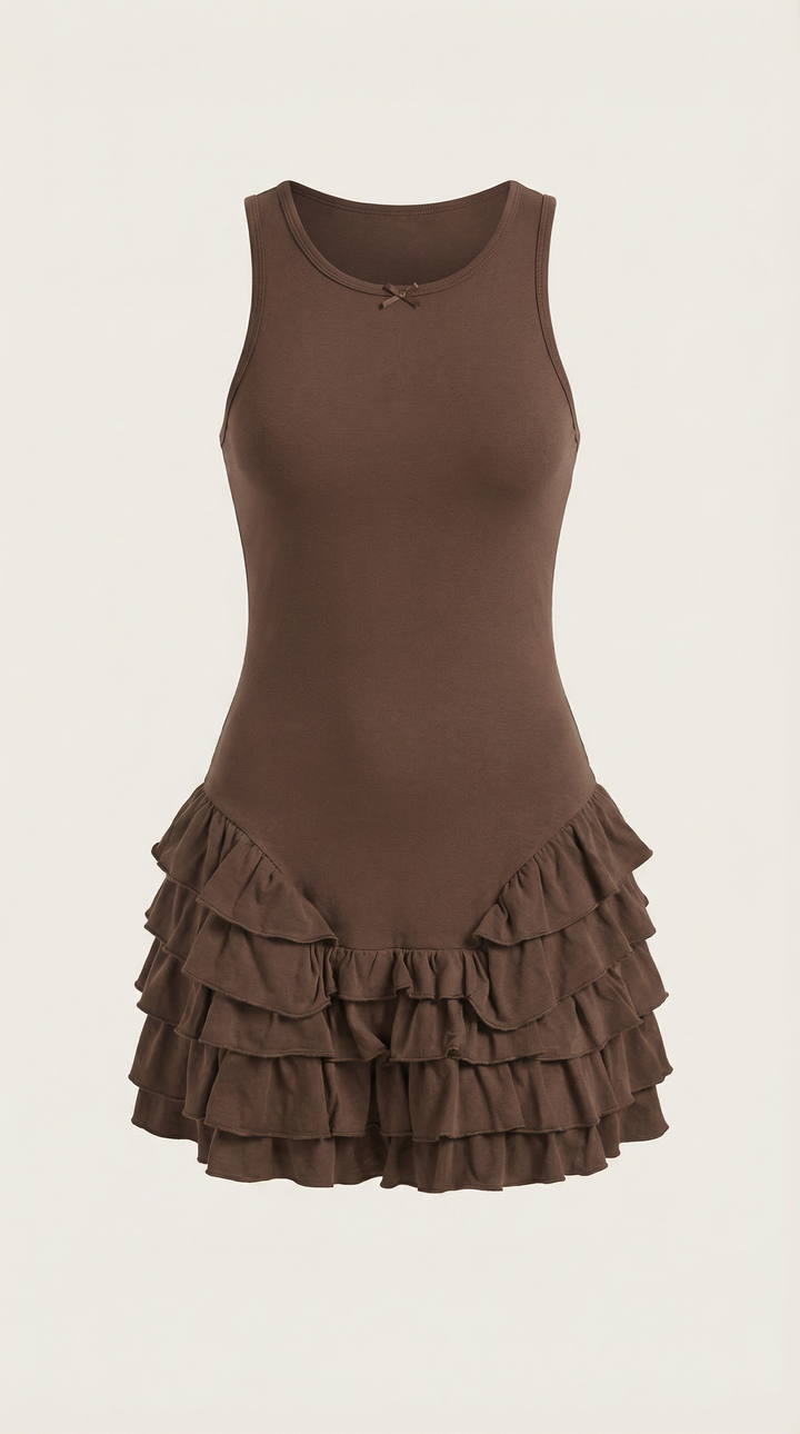 Gwen Mini Dress with Ruffles