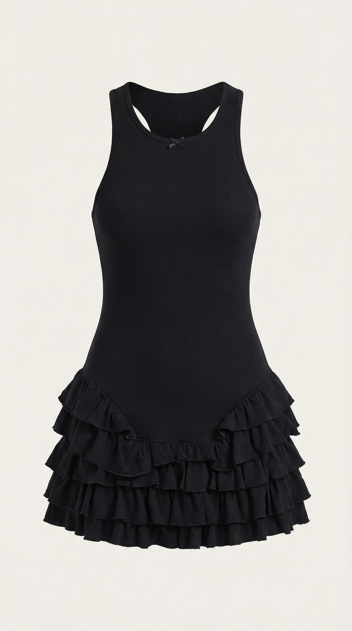 Gwen Mini Dress with Ruffles