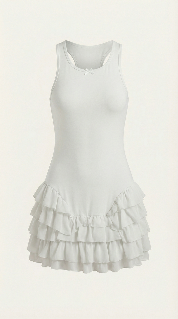Gwen Mini Dress with Ruffles